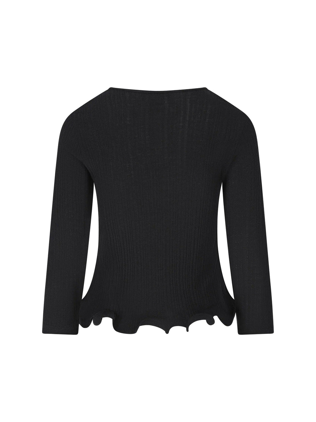 Fendi V-neck T-shirt In Virgin Wool