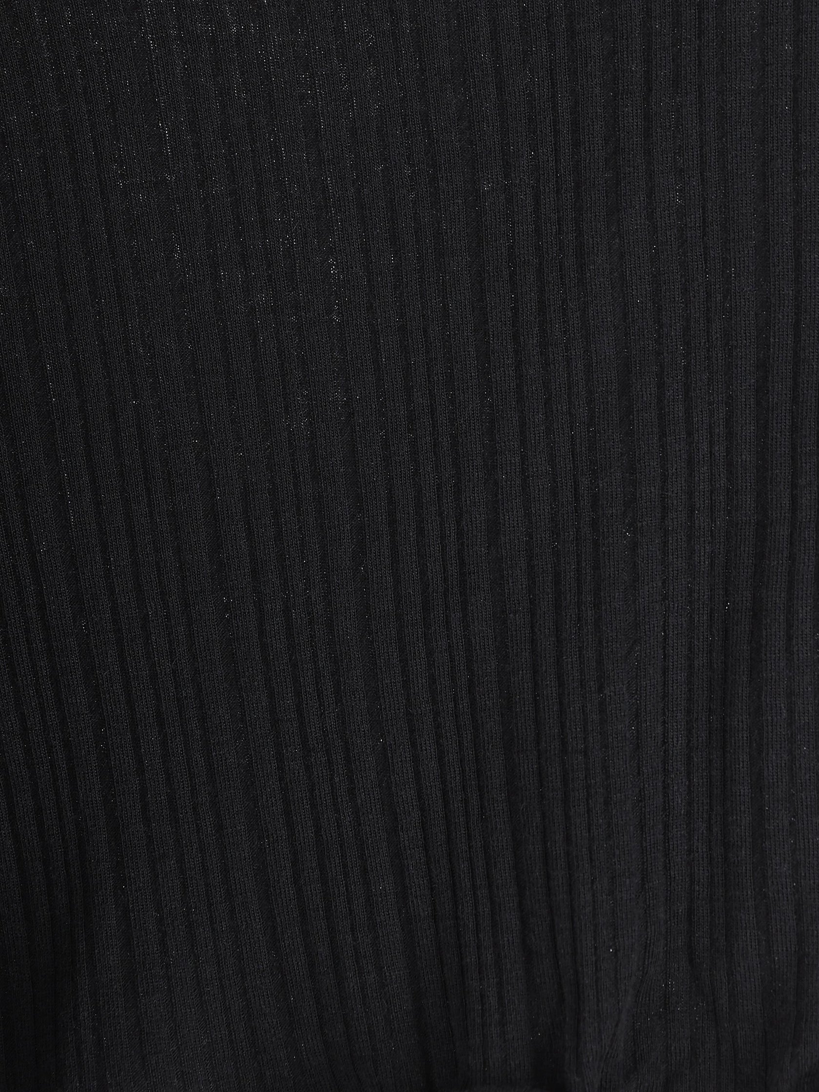 Fendi V-neck T-shirt In Virgin Wool
