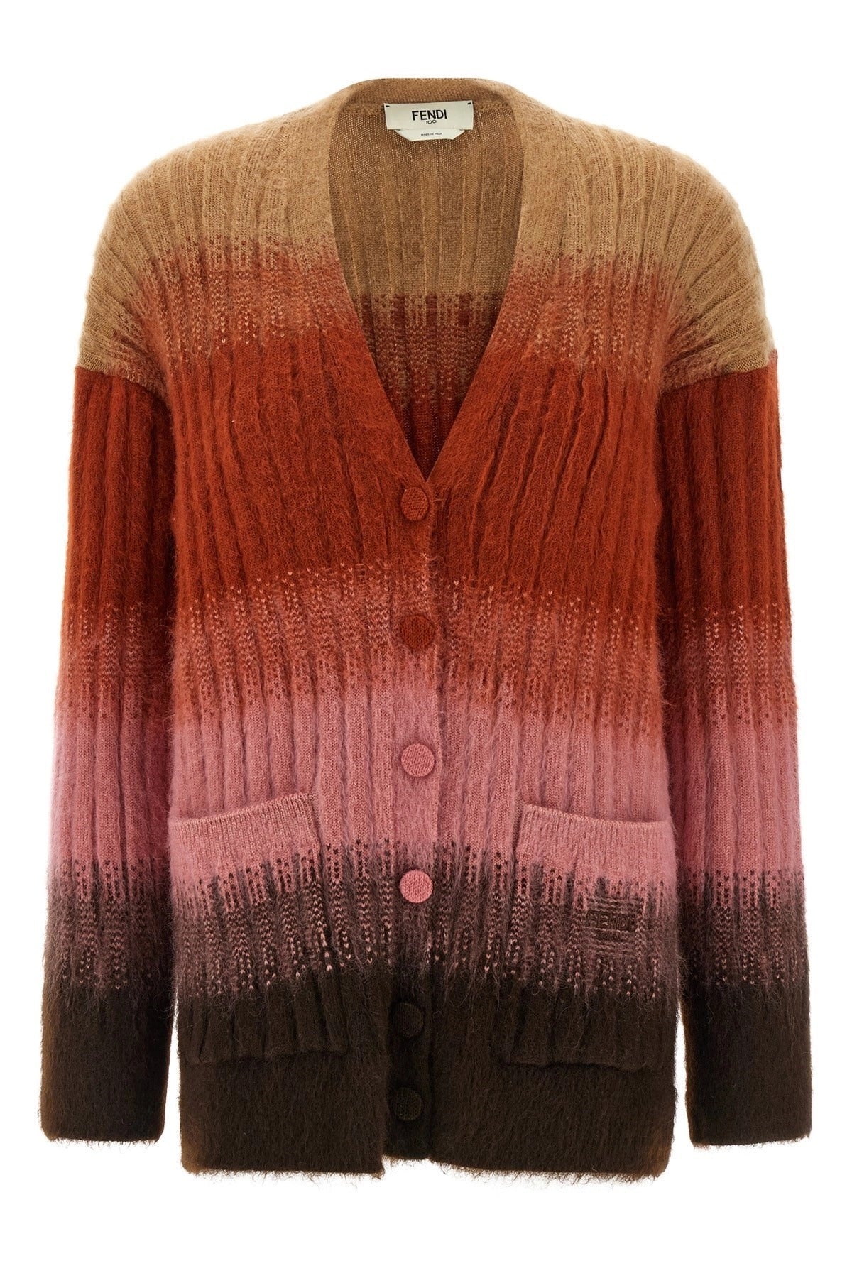 Fendi Mohair Wool Cardigan