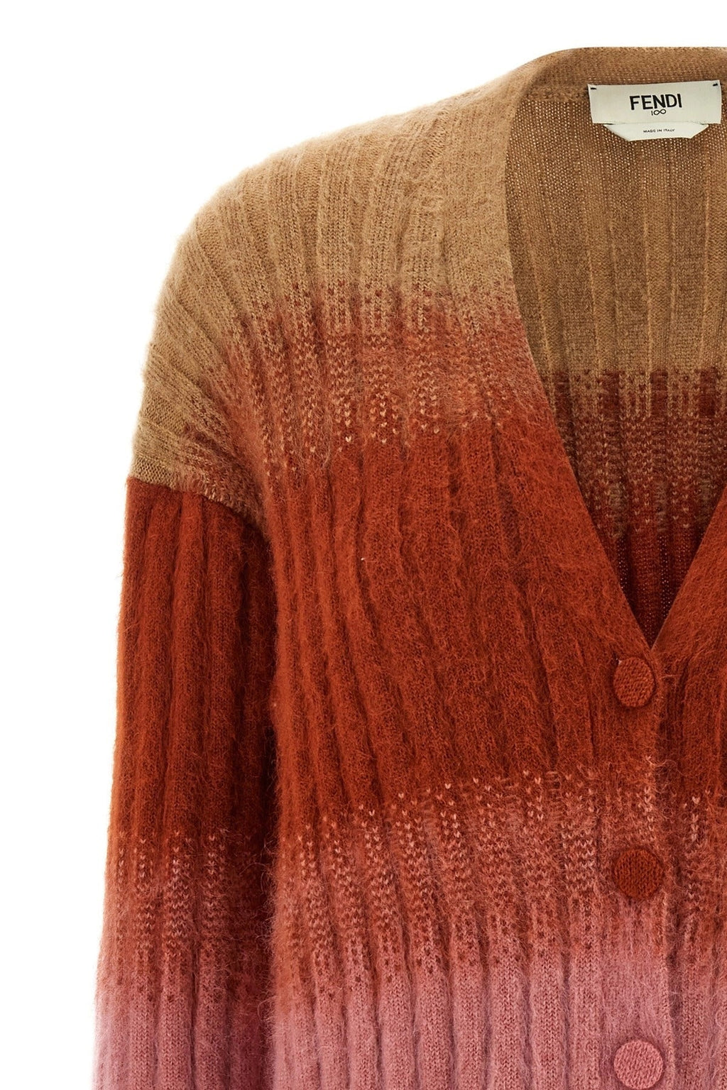 Fendi Mohair Wool Cardigan