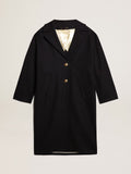 Golden Goose Cocoon Coat In Wool