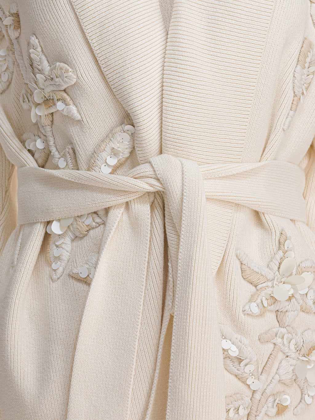 Golden Goose Cardigan With Floral Embroidery