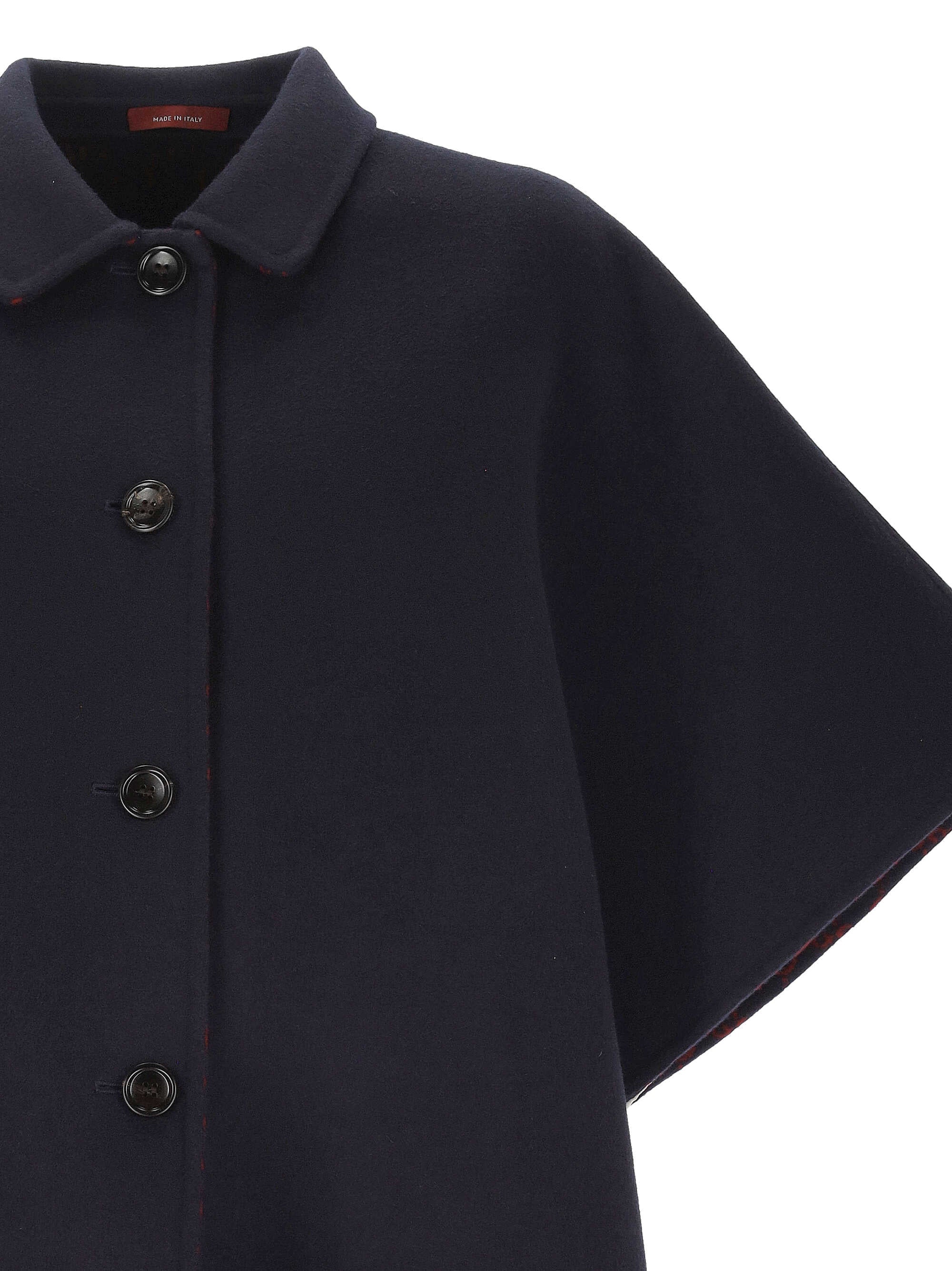 Gucci Short Sleeves Caban Jacket In Wool