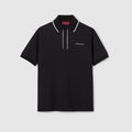 Gucci Polo In Piquet Cotton With Logo