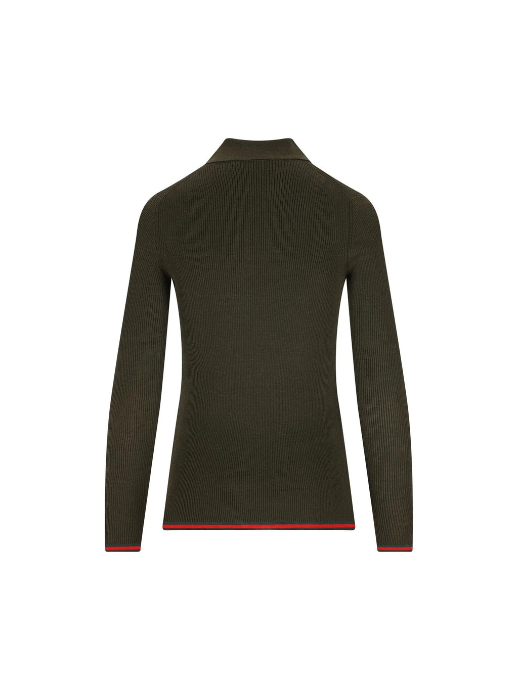 Gucci Silk And Cashmere Long Sleeve Polo Shirt