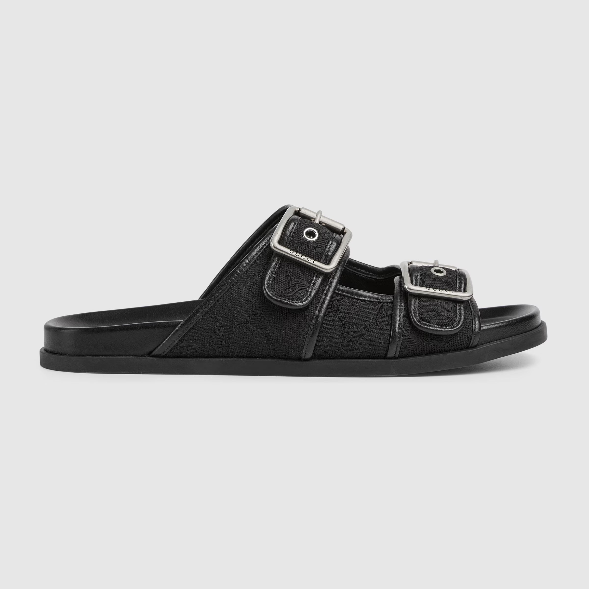 Gucci Slide Sandals With Buckles