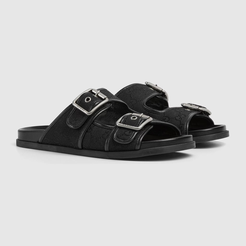Gucci Slide Sandals With Buckles