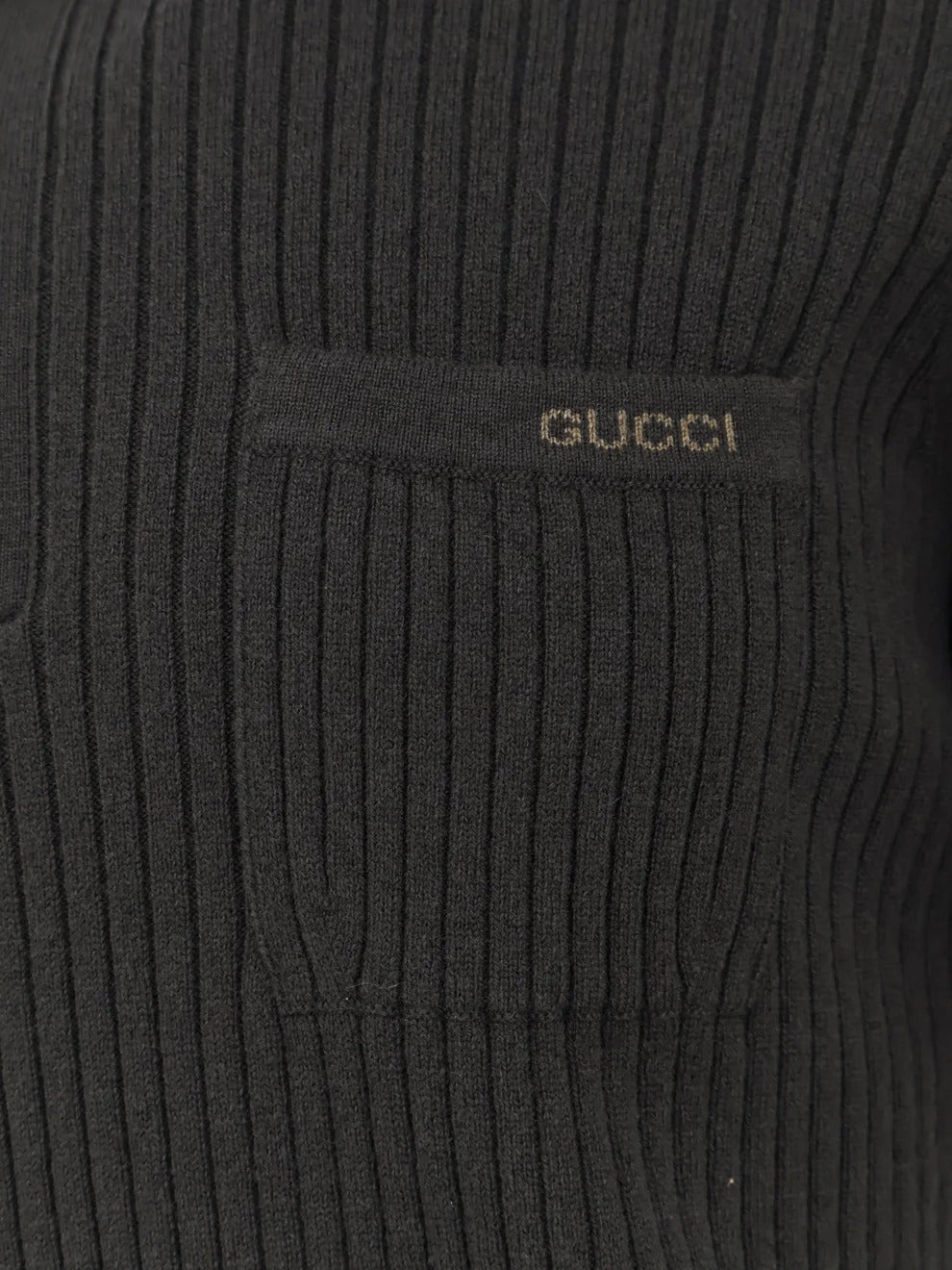 Gucci Wool And Cashmere Polo Shirt Short Sleeves