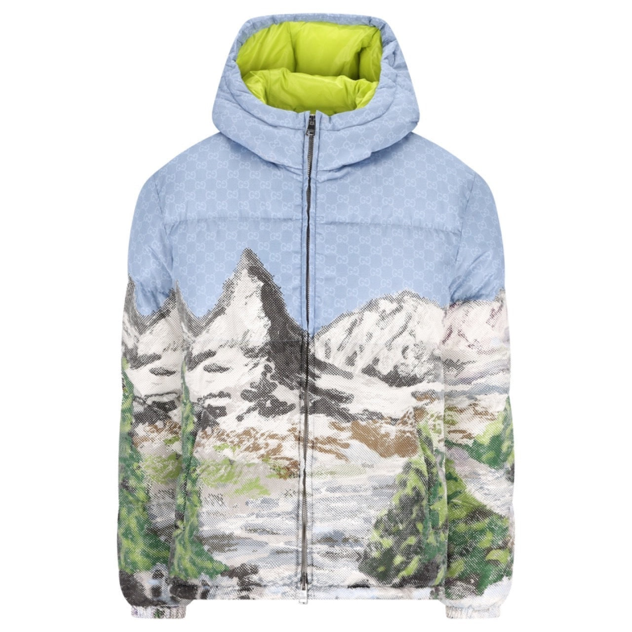 Gucci Printed Short Down Jacket
