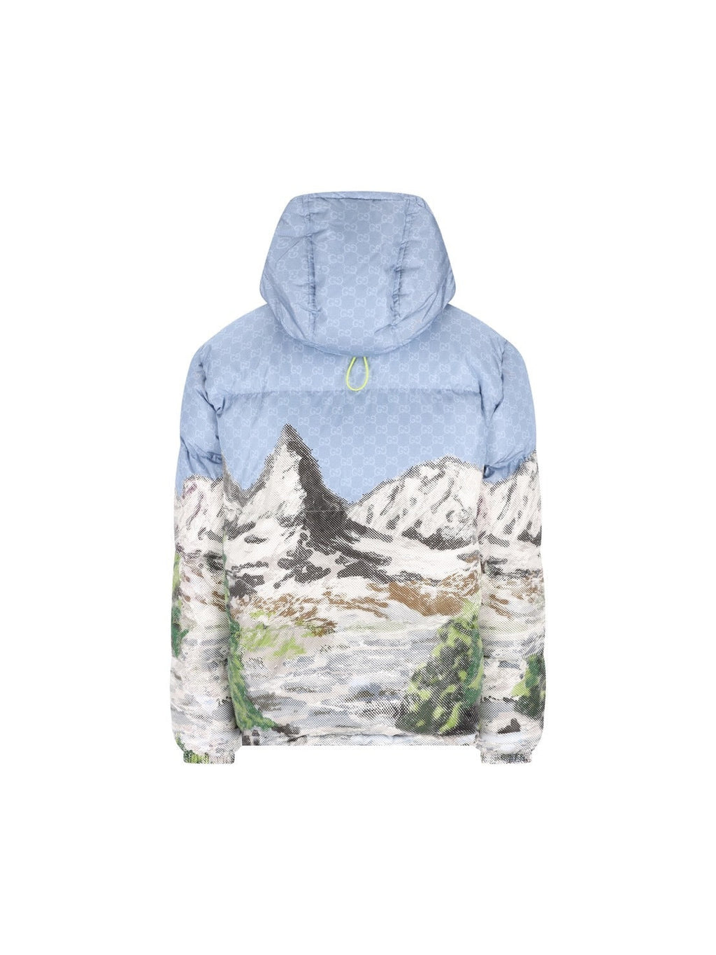Gucci Printed Short Down Jacket