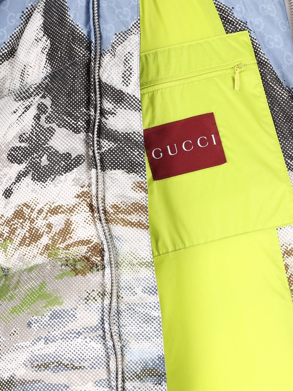 Gucci Printed Short Down Jacket