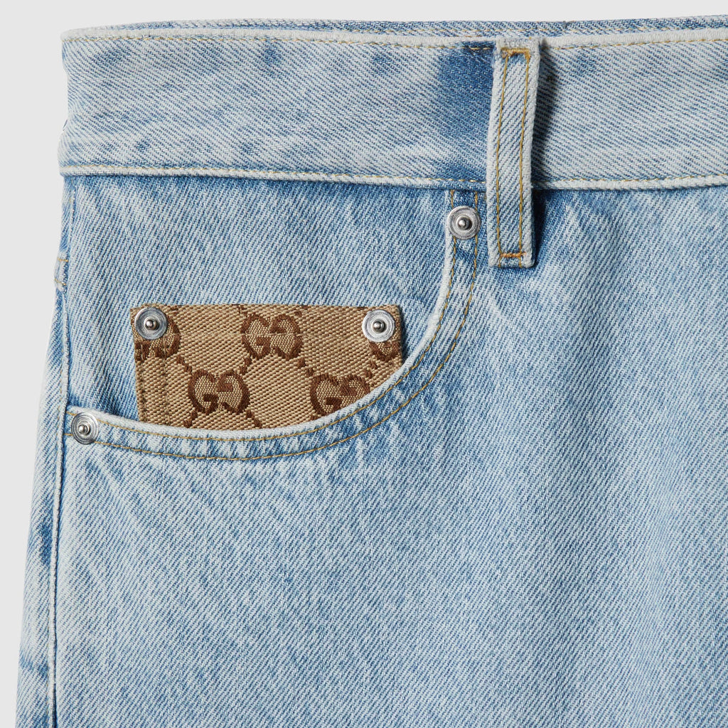 Gucci Jeans With Gg Details
