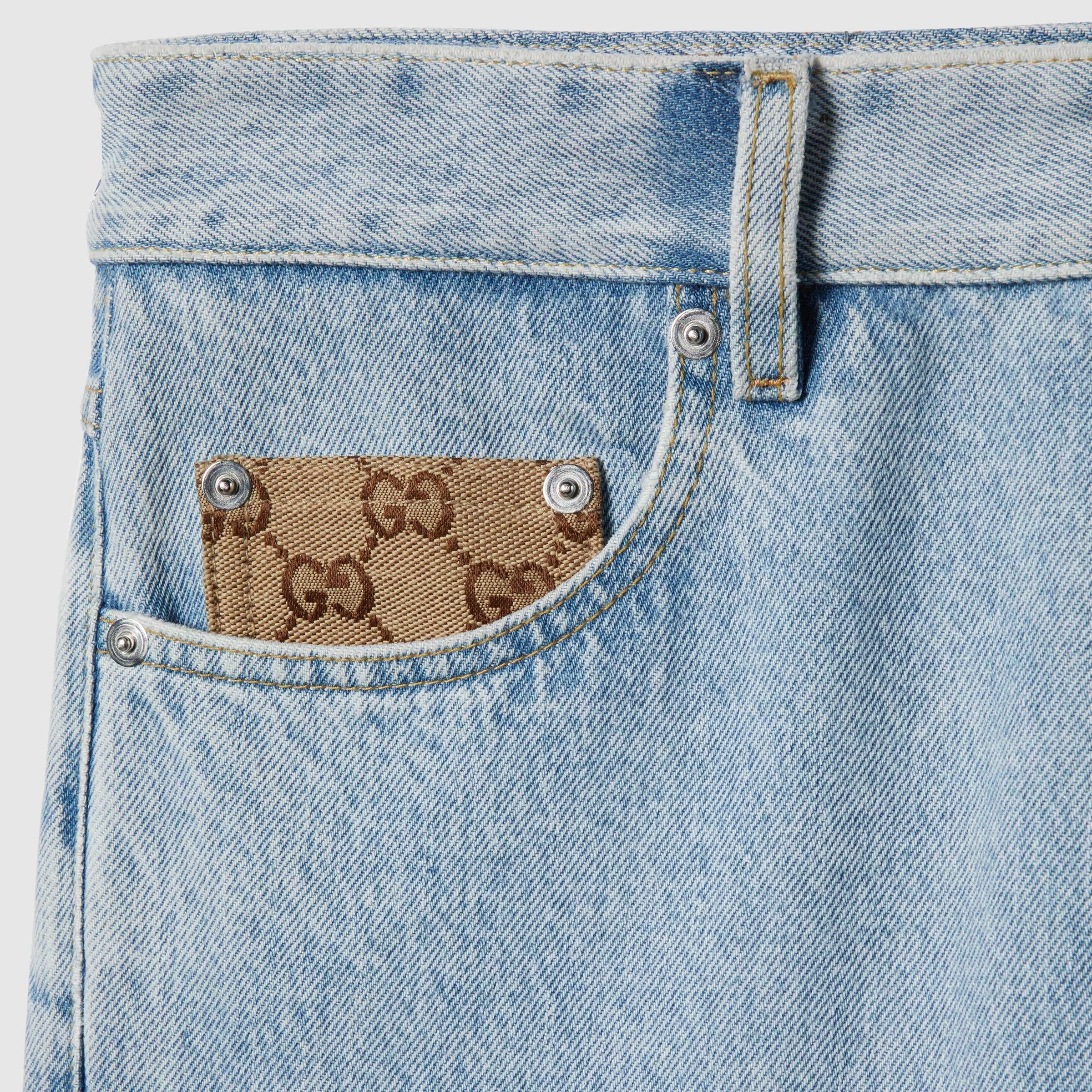 Gucci Jeans With Gg Details