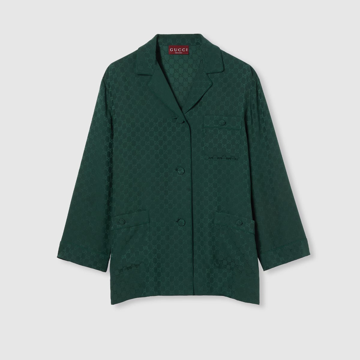 Gucci Gg Silk Shirt
