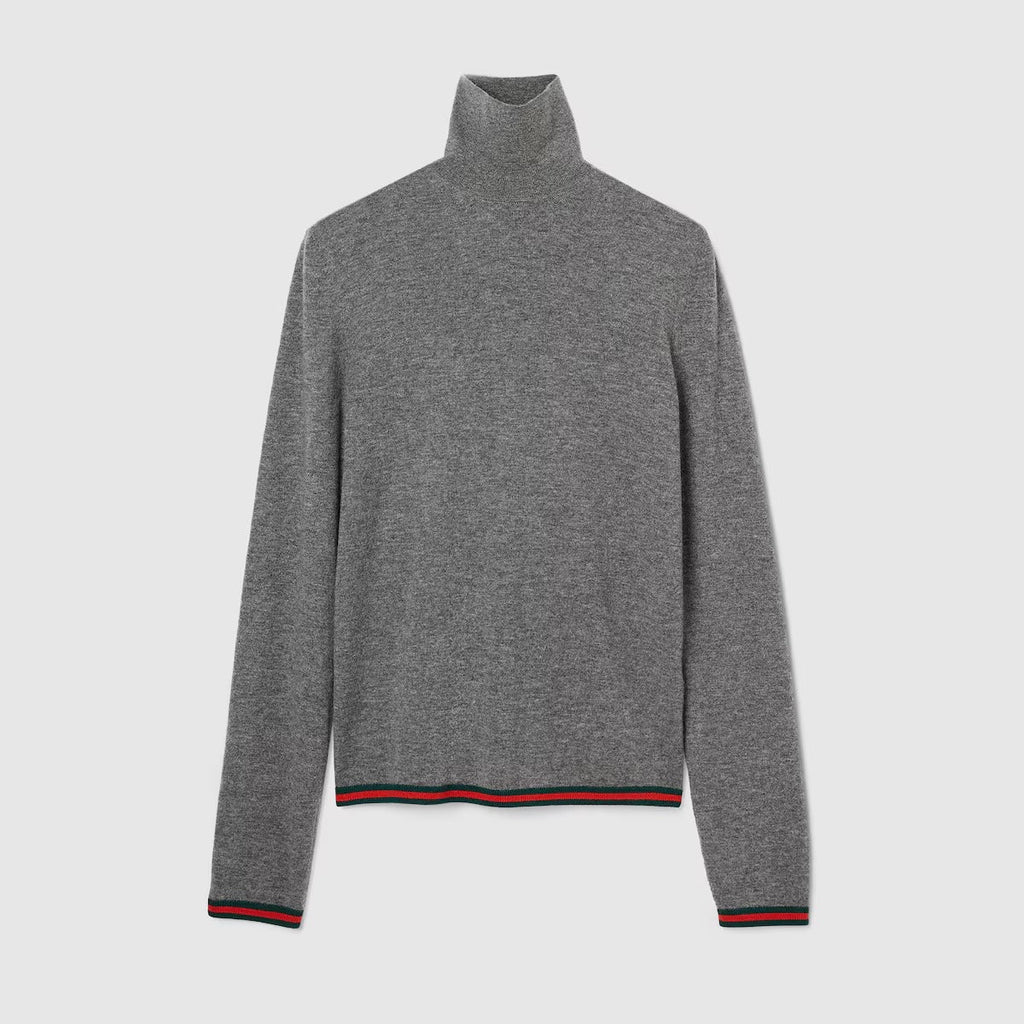 Gucci Check Detail Cashmere Knitwear