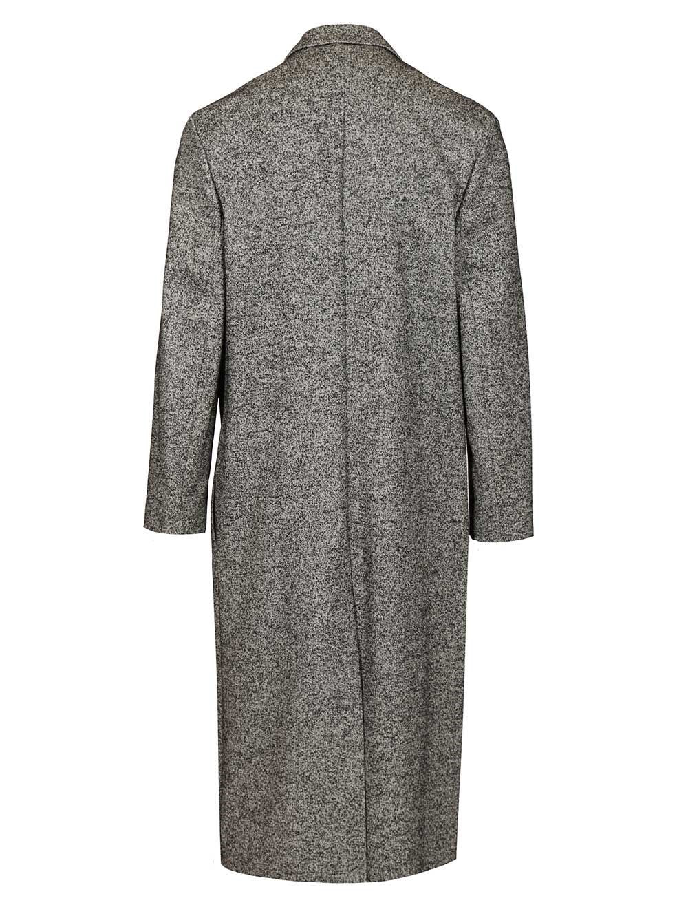 Loewe Double Breasted Coat In Wool Blend