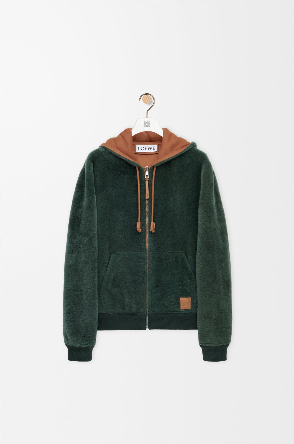 Loewe Hoodie Sweatshirt In Shearling