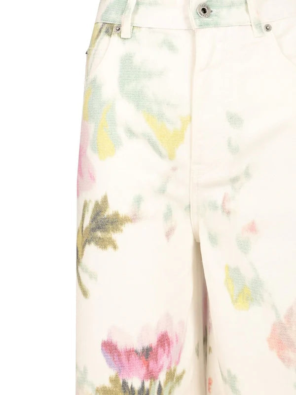 Loewe Floral Printed Jeans