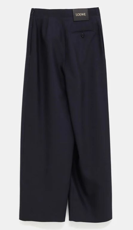 Loewe Belted Pants In Wool