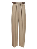 Loewe Belted Pants In Wool