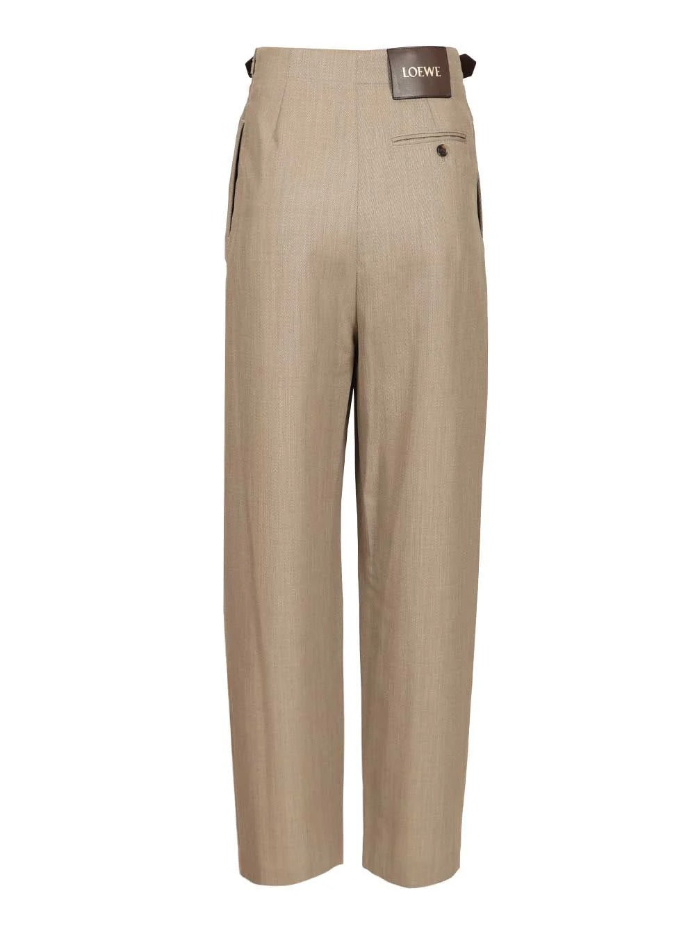 Loewe Belted Pants In Wool