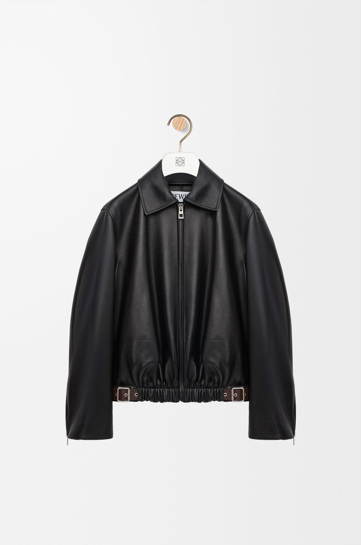 Loewe Belted Leather Jacket