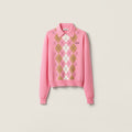Miu Miu Cashmere Polo Shirt With Zip