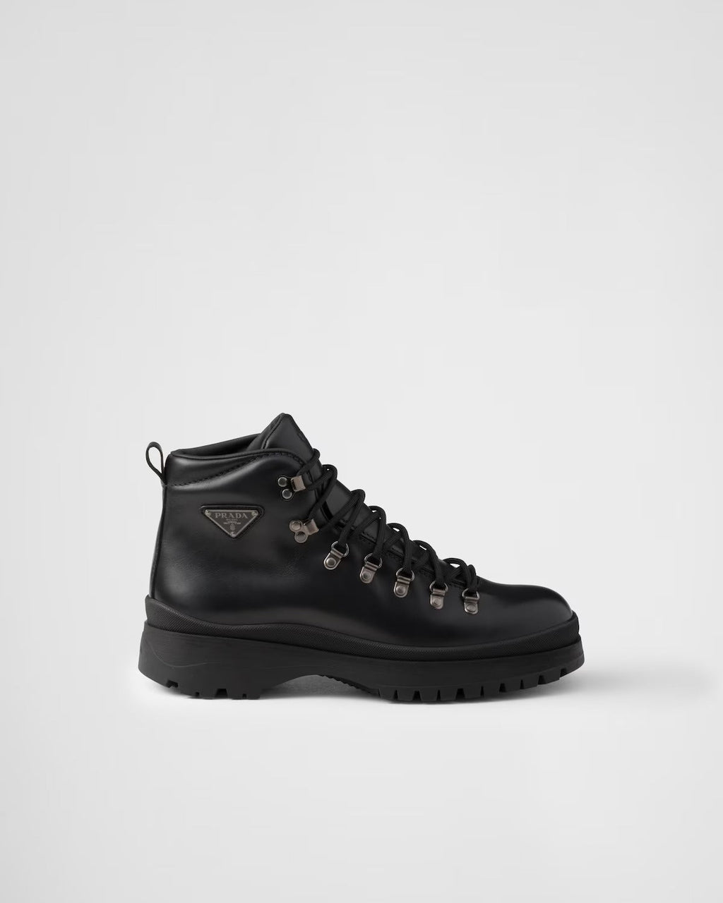 Prada "brixxen" Lace Up Ankle Boots