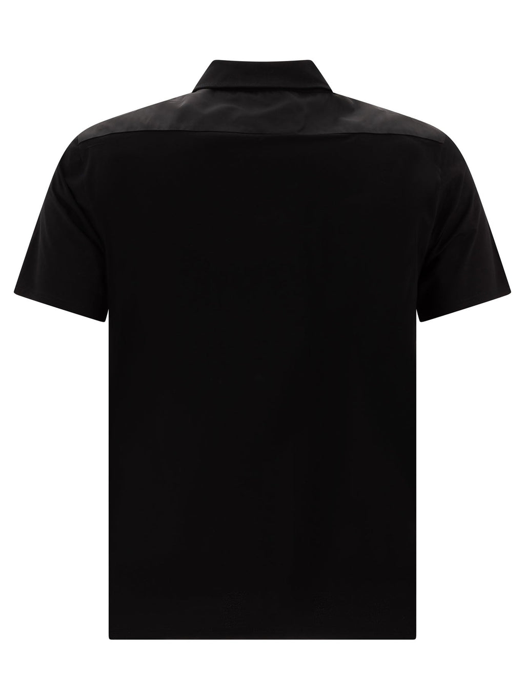 Prada Polo Shirt In Cotton With Re-nylon Details