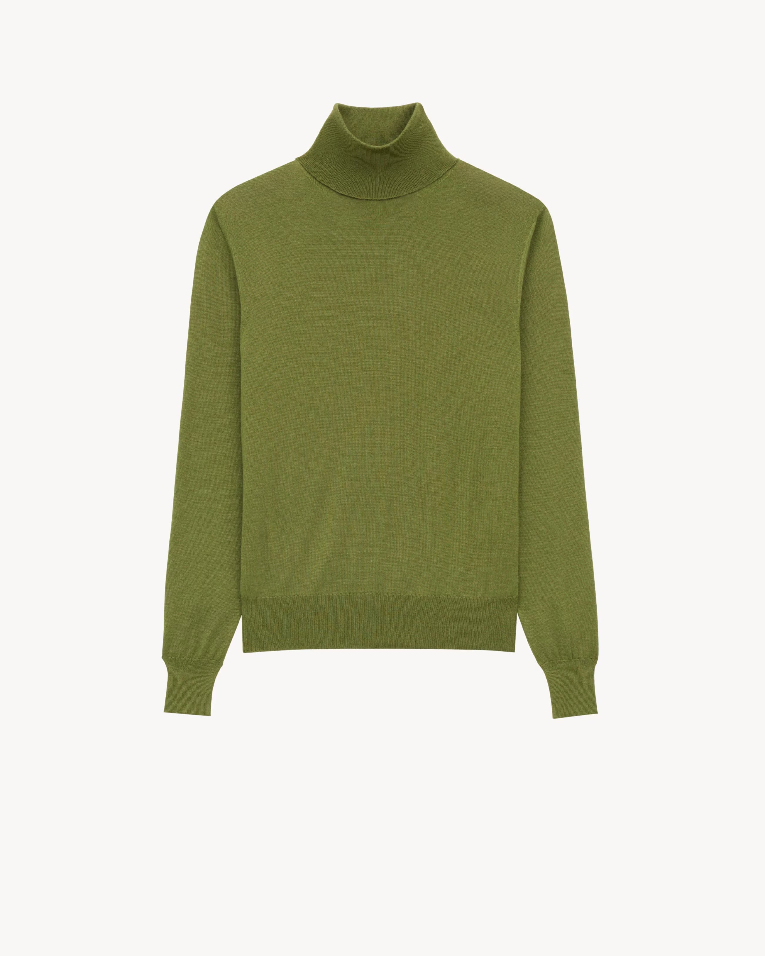 Saint Laurent Turtleneck Knitwear In Wool