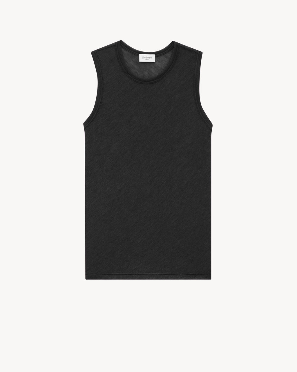 Saint Laurent Tank Top In Cashmere And Silk