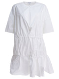 Alaia Cotton Poplin Dress