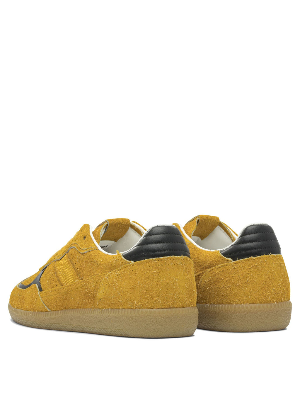 Alohas Tb.490 Rife Suede Fuzzy Yellow Leather Sneakers