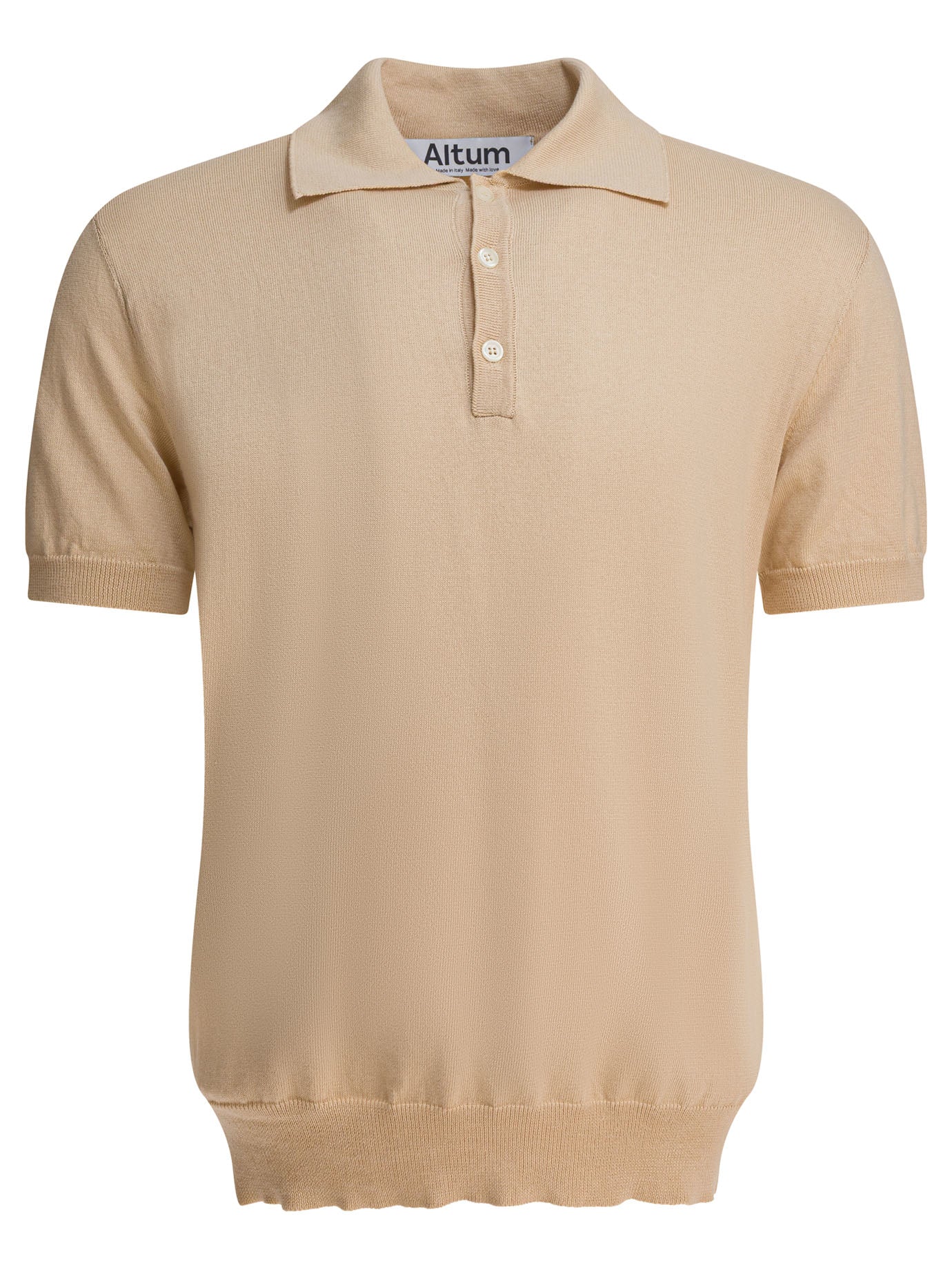 Altum Short Slevees Polo Shirt In Cotton