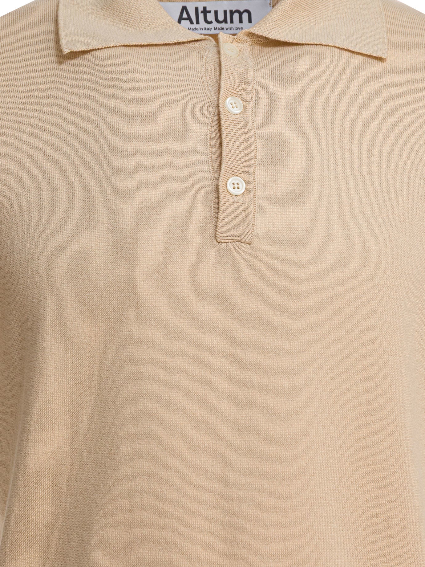 Altum Short Slevees Polo Shirt In Cotton