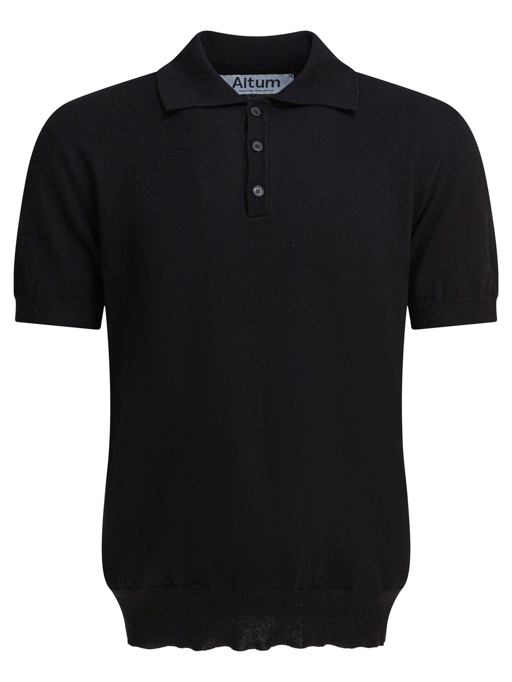 Altum Short Slevees Polo Shirt In Cotton