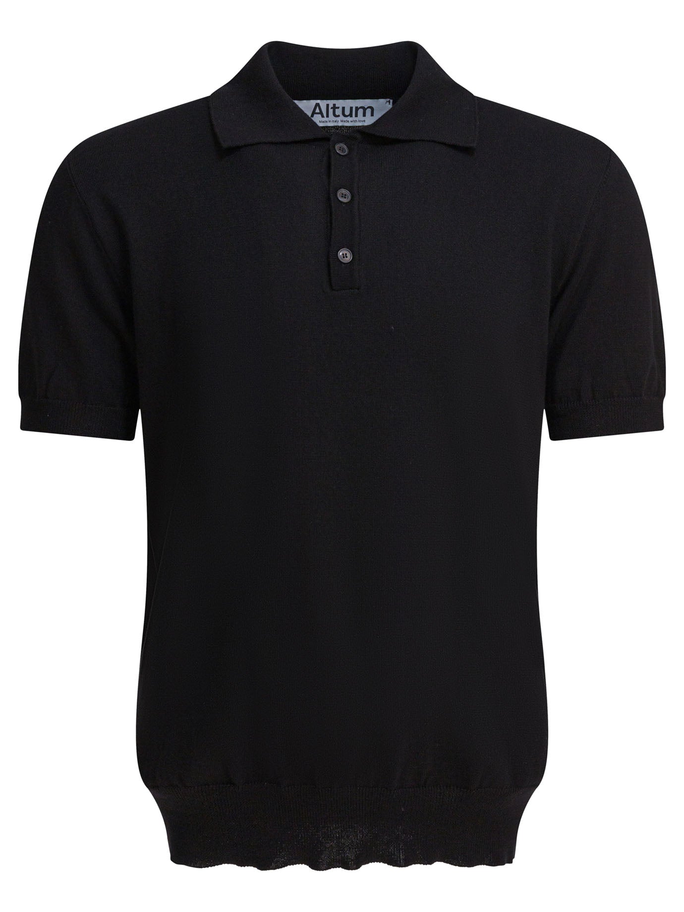 Altum Short Slevees Polo Shirt In Cotton