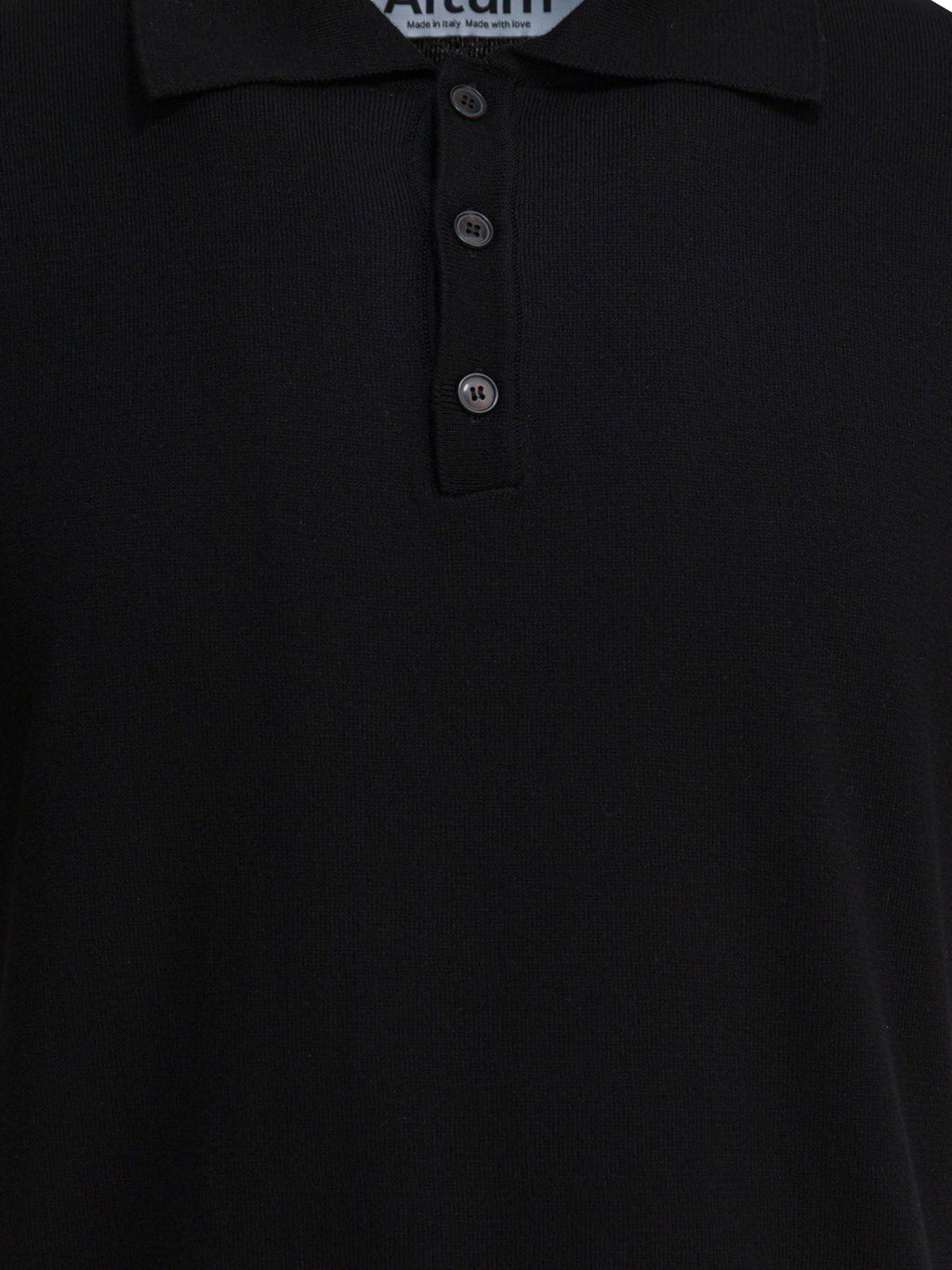Altum Short Slevees Polo Shirt In Cotton