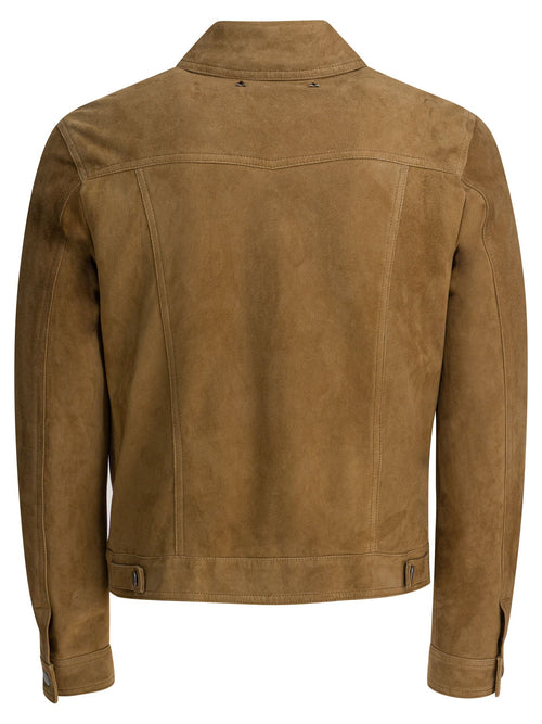 Altum Overshirt Jacket In Suede