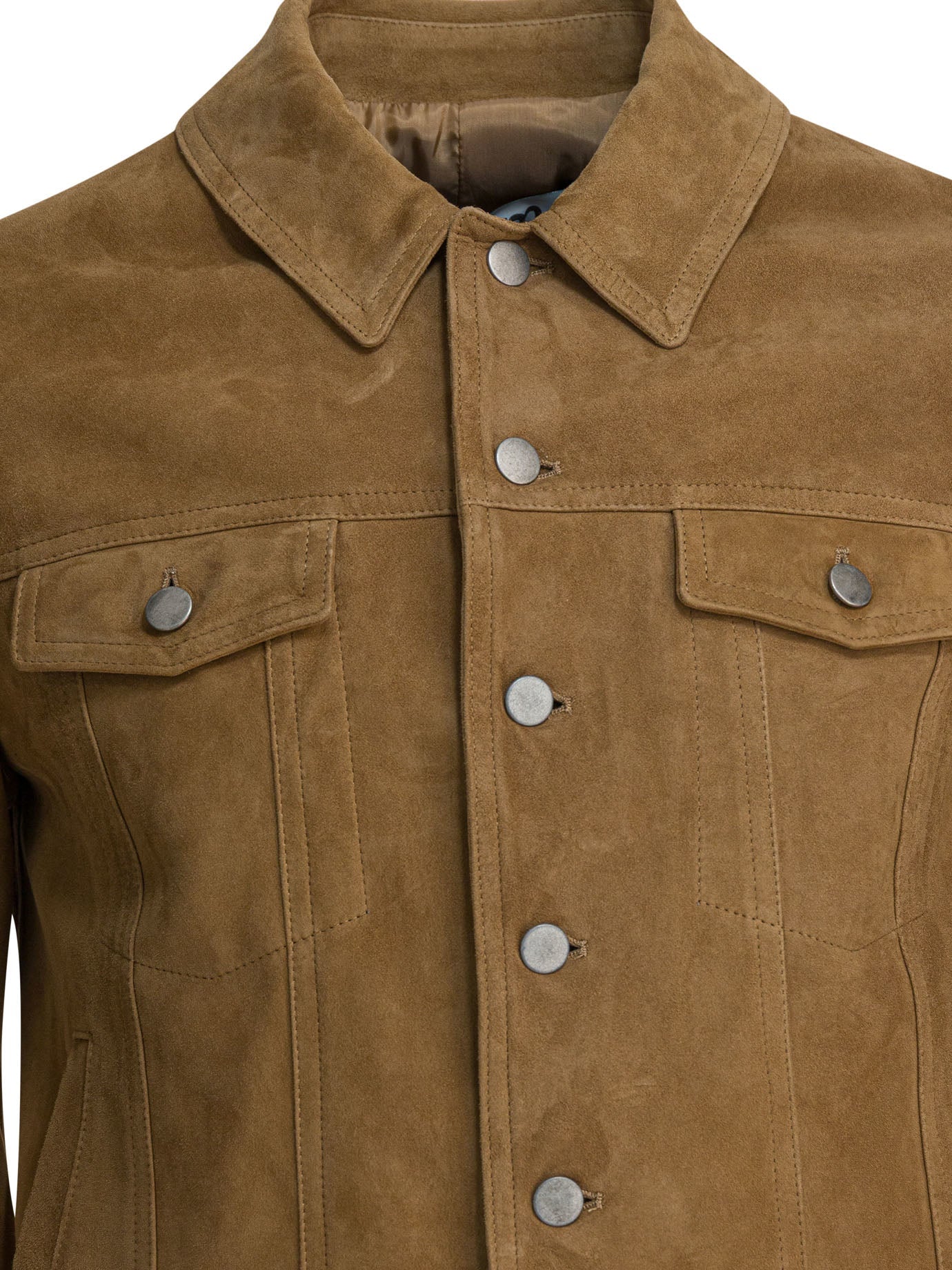 Altum Overshirt Jacket In Suede