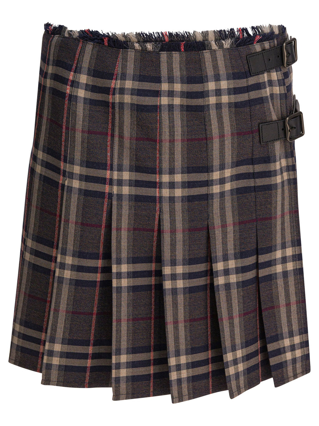 Burberry "check" Wool Mini Kilt