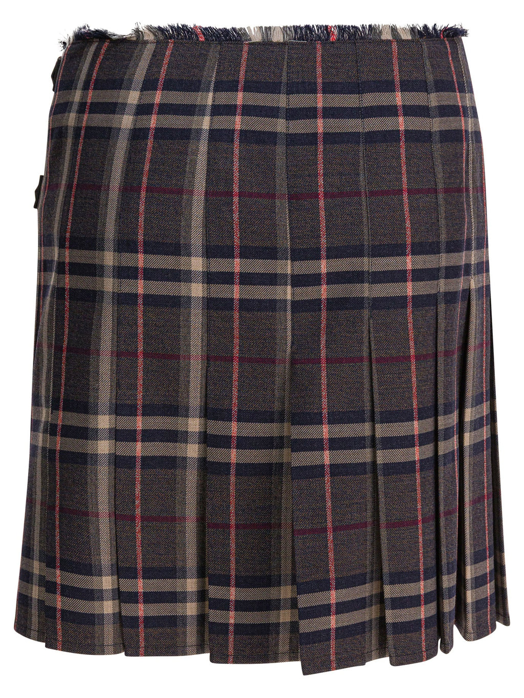Burberry "check" Wool Mini Kilt
