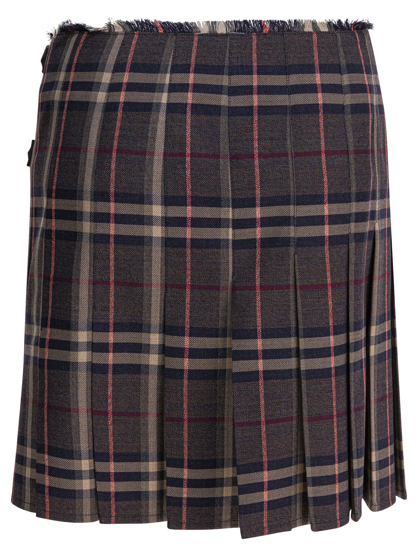 Burberry "check" Wool Mini Kilt