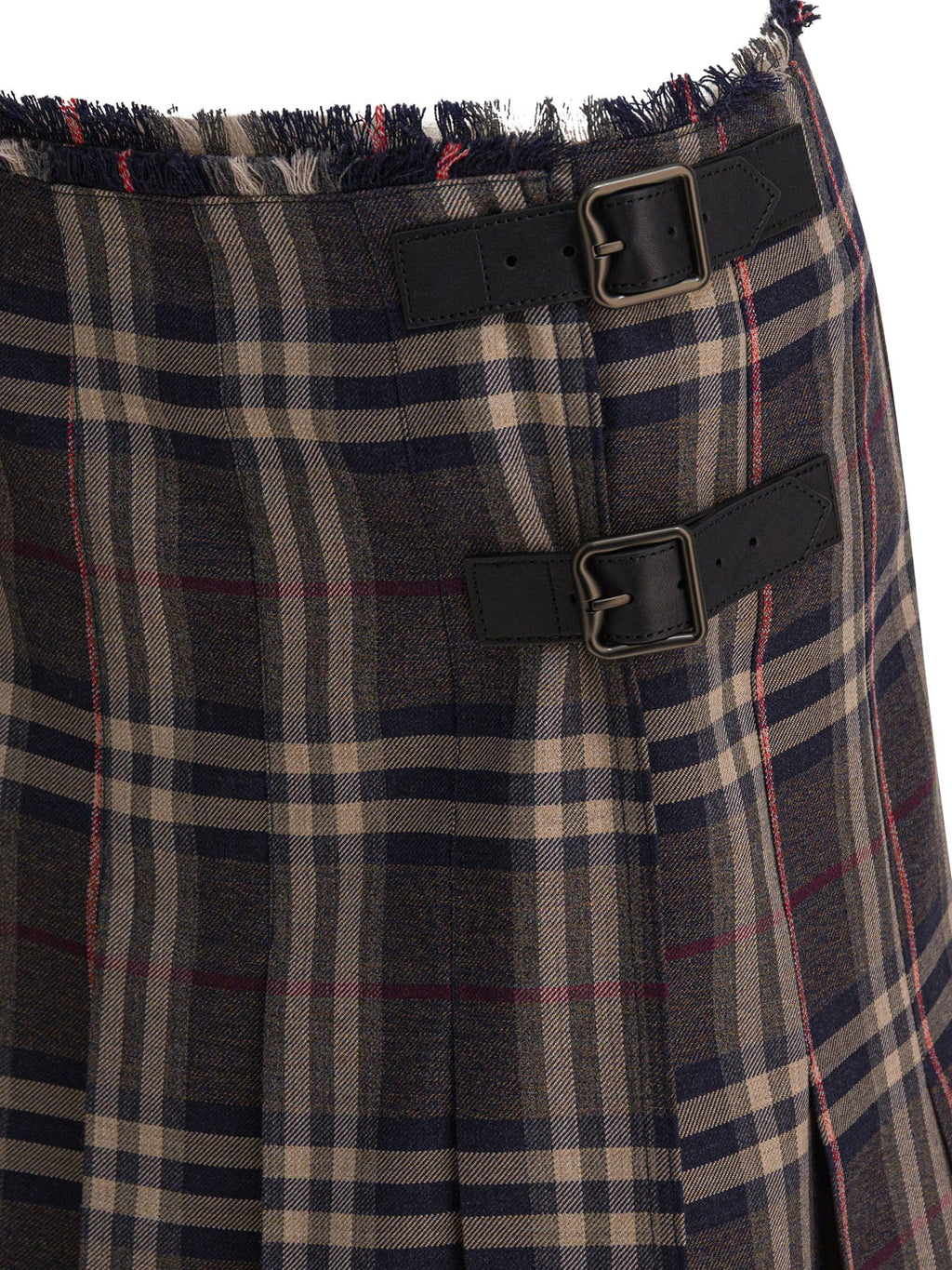 Burberry "check" Wool Mini Kilt