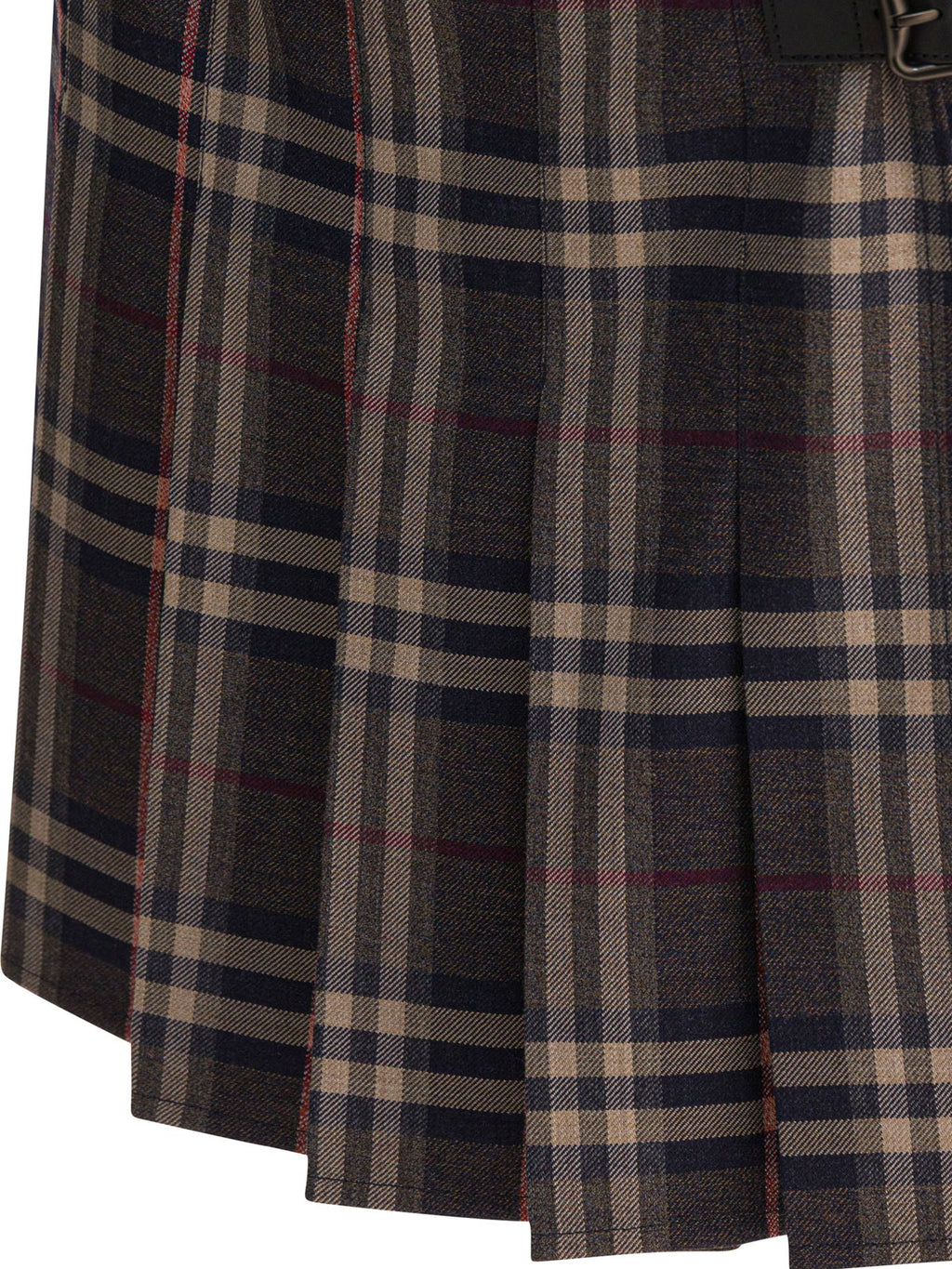 Burberry "check" Wool Mini Kilt