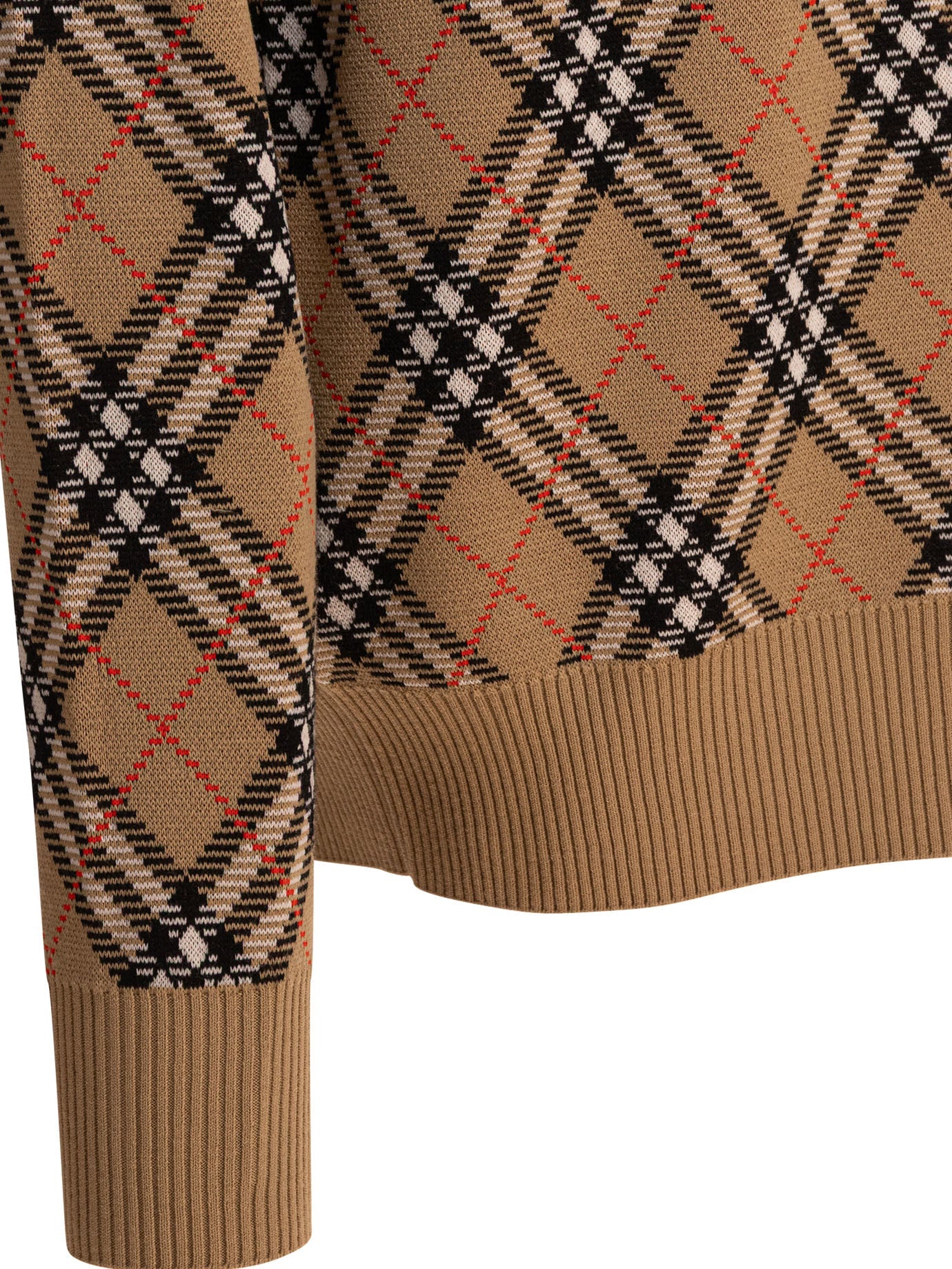 Burberry Wool Blend Crew Neck Sweater