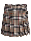 Burberry "check" Wool Mini Kilt