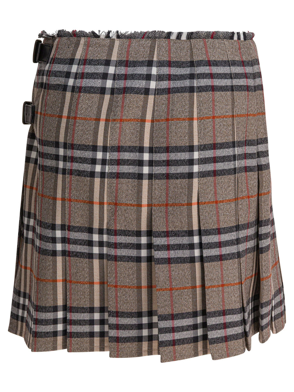 Burberry "check" Wool Mini Kilt