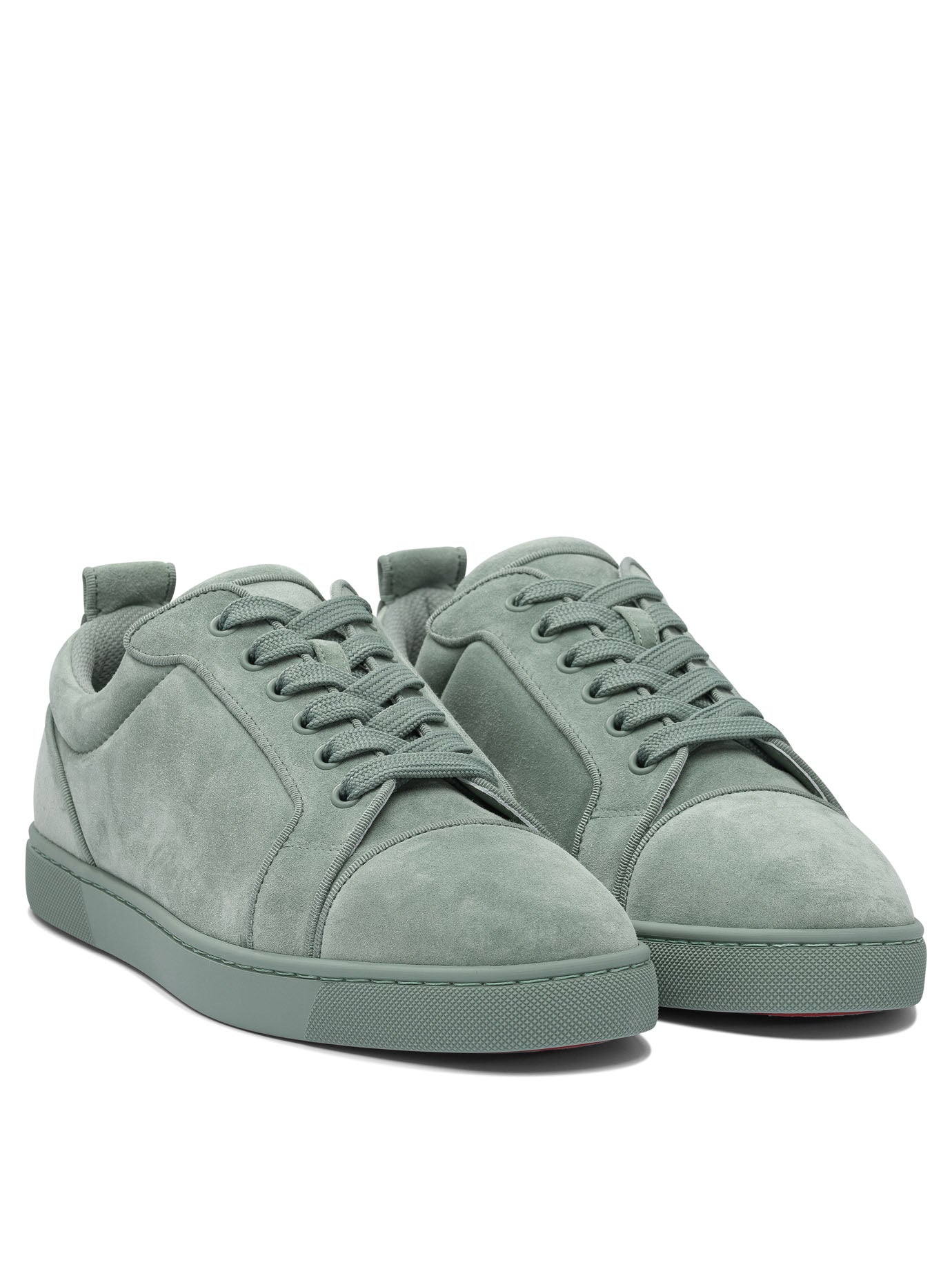 Christian Louboutin Louis Junior Orlato Flat Veau Velours Ds/gg