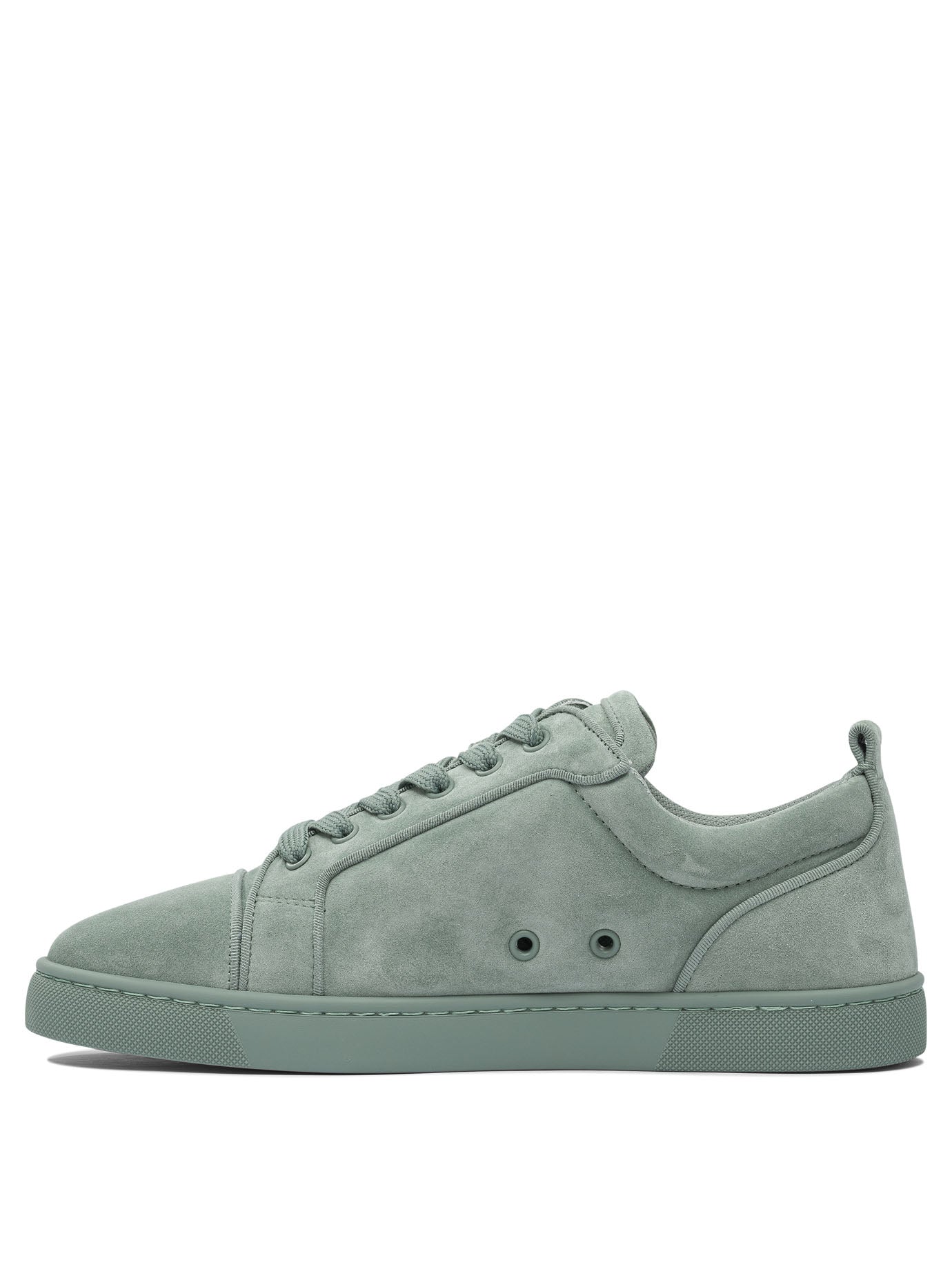 Christian Louboutin Louis Junior Orlato Flat Veau Velours Ds/gg